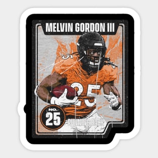 Melvin Gordon III Denver Card Sticker